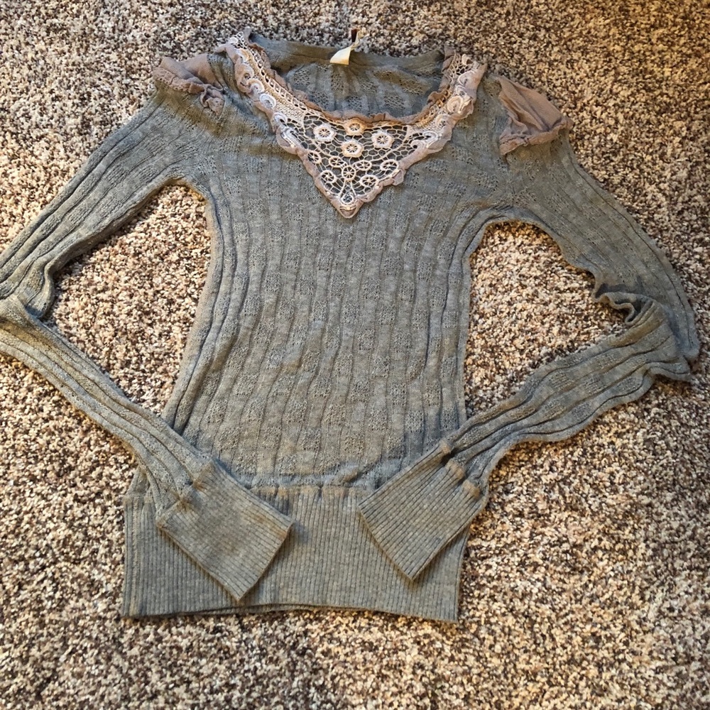 Rare! Free people light sweater